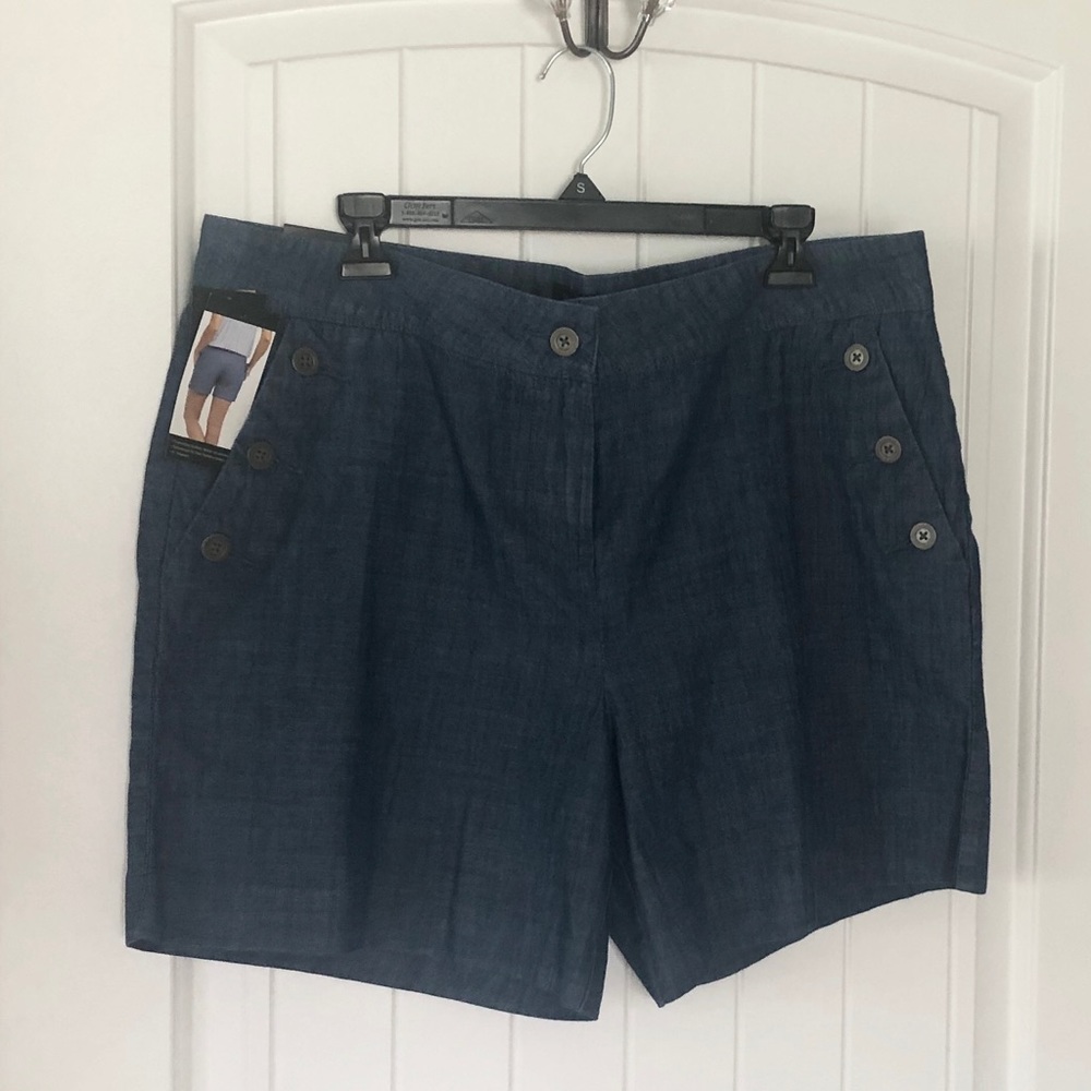 NWT The Limited Denim Chambray shorts